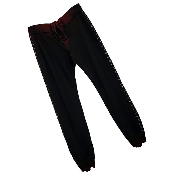 Marie Lu Jeweled Women's DK Wine Sweatpants - Picture 1 of 6